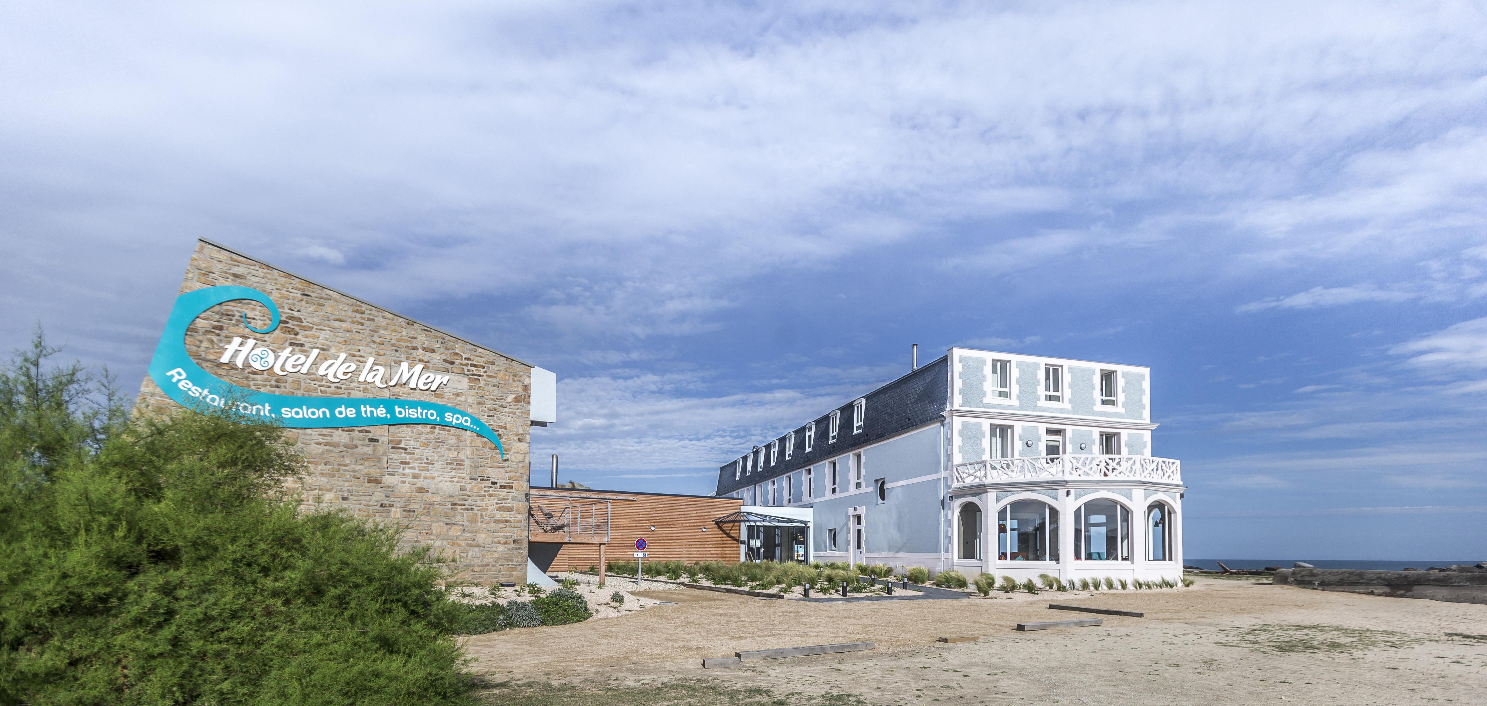 Hotel De La Mer & Spa Бриньоган-Плаж Экстерьер фото